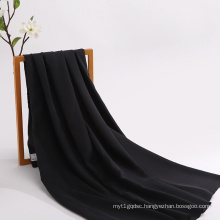 Black fabric 16M/M 112CM Width Black Classic 100% Silk Fabric Silk Habotai Fabric